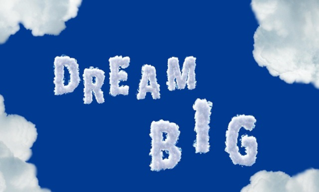 Permission to Have Super Big Dreamy Goals Big words in the sky: DREAM BIG. Image by Tumisu from Pixabay.